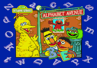 Sesame Street: Alphabet Avenue Title Screen